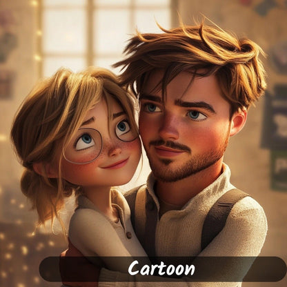 Couple Stylized Portrait - Stylized Soul